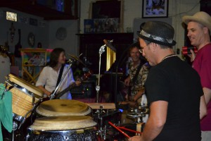 Left to right, me, Ian, Rico and Tim at the Toronto gig.