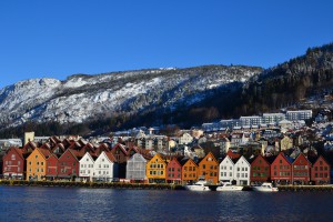 The Bryggen historic wharf